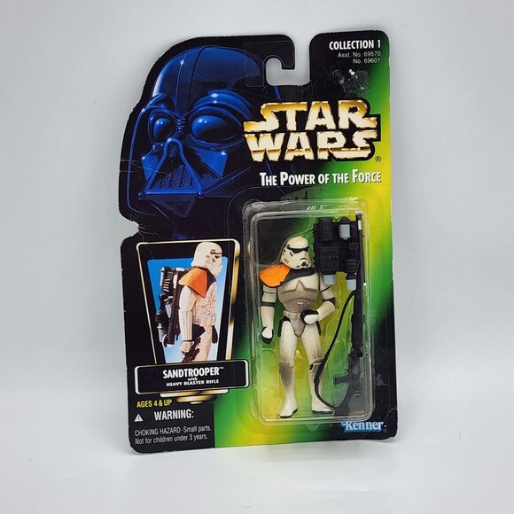 Star Wars Power of the Force Collection 1 Sandtrooper with Heavy Blaster Action - Picture 1 of 3